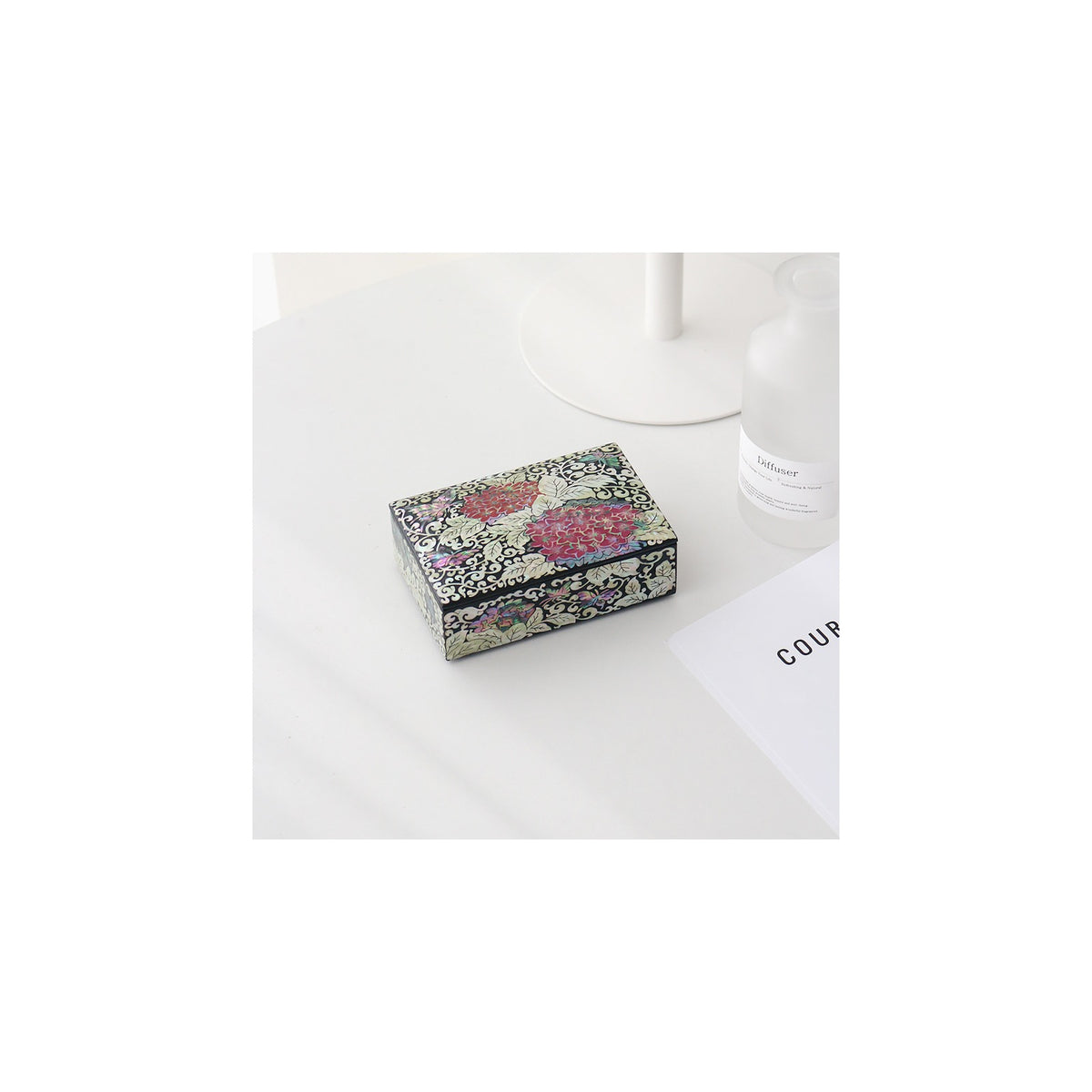 Premium Najeon Hydrangea Business Card Case (Master Artisan Jang Tae-bok) – detail view 6 [KS-CUT:P0000IIL:71bafe564291]