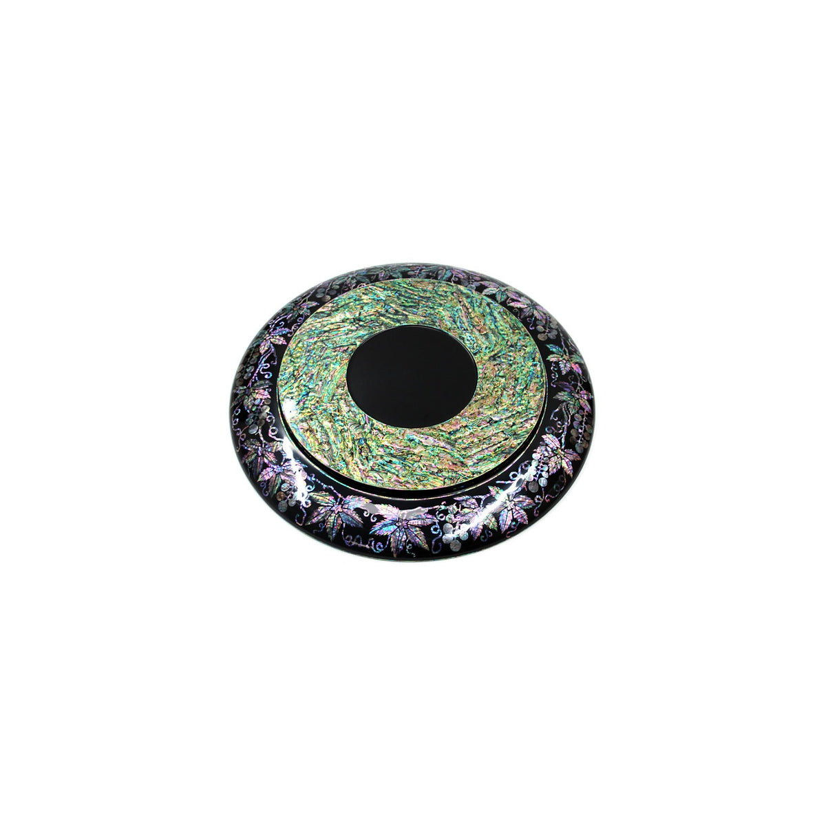 Masterpiece Najeon Ottchil Lacquer Tray Grape Black (Master Artisan Jang Tae-bok) – detail view 6 [KS-CUT:P0000SWL:c97a5464b444]