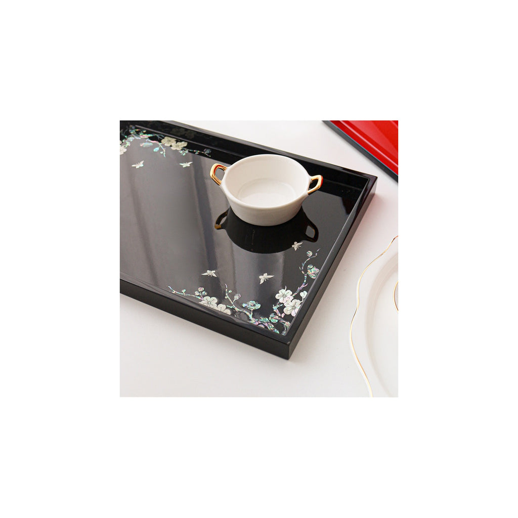 Najeonchilgi Plum Blossom Mother of Pearl Tray – detail view 6 [KS-CUT:P0000SVN:556e555cf2fe]