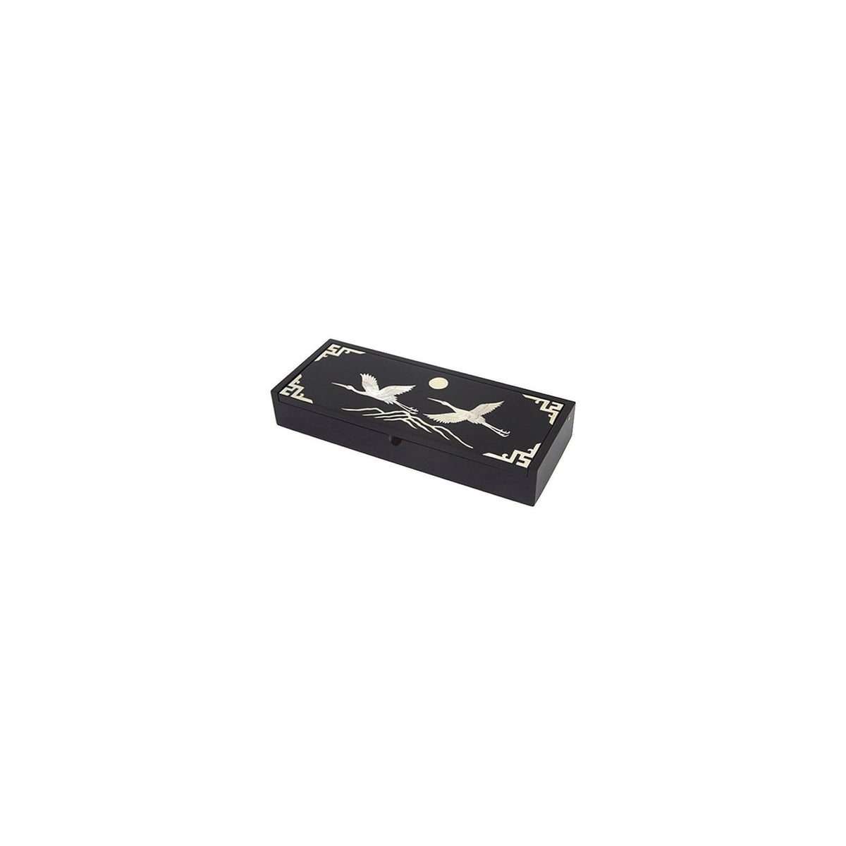 2-Piece Set: Najeon Auto Open Pen Case Business Card Case (Crane Mother of Pearl) – detail view 6 [KS-CUT:P0000KSU:286e2cbc607c]