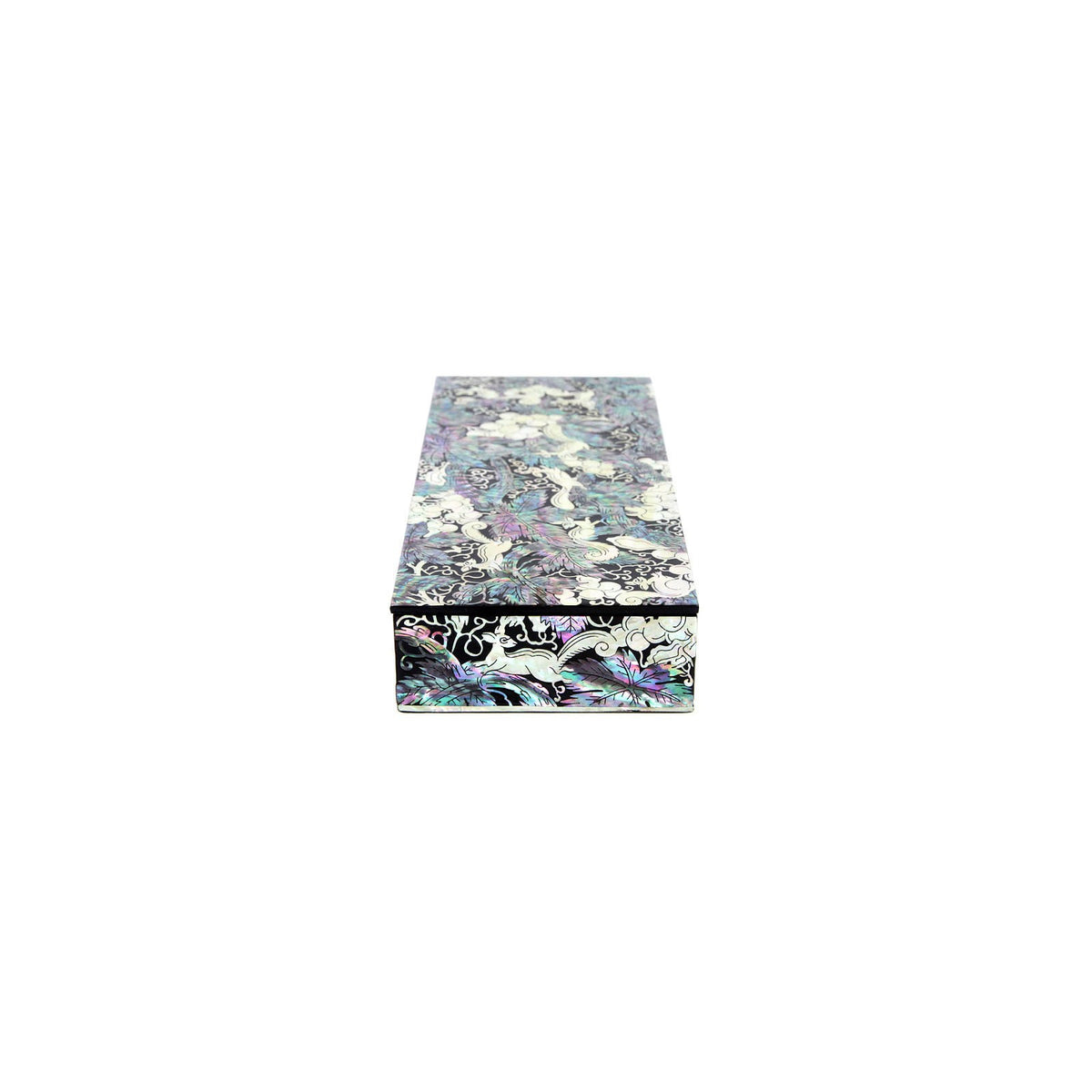 Premium Najeon Arabesque Pen Case Black Large (Peony Grape) (Master Artisan Jang Tae-bok) – detail view 6 [KS-CUT:P0000KWA:bb5b335106e2]
