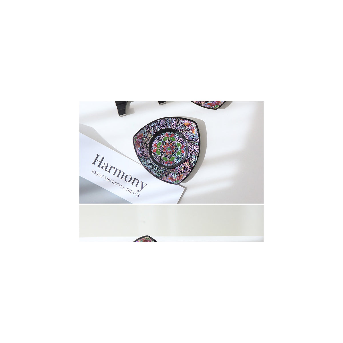 2-Piece Set: Najeonchilgi Butterfly Arabesque Tea Coaster Large & Ornament Stand (Master Artisan Lee Won-geun) – detail view 6 [KS-CUT:P0000IEN:f9996becc0bd]