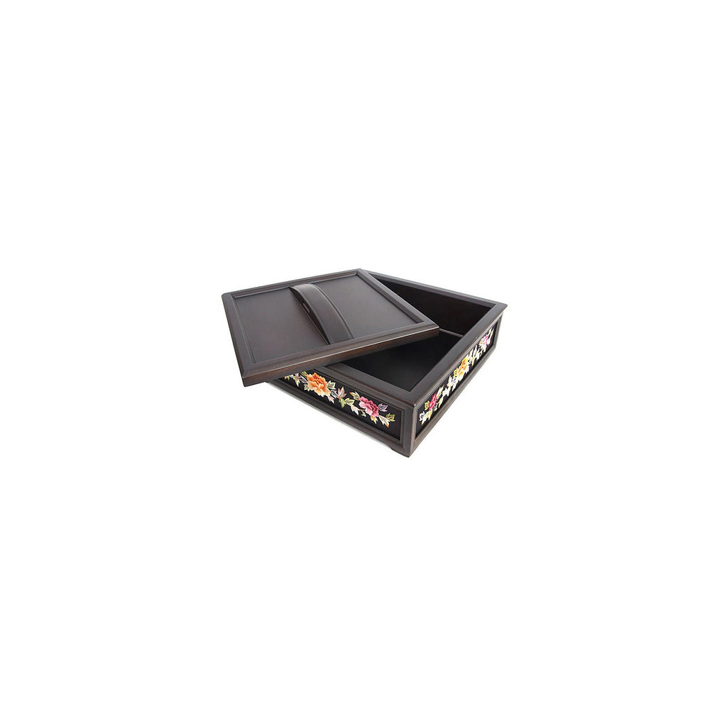 Masterpiece Hand Embroidered Large (Peony) Yedan Wedding Gift Box – detail view 7 [KS-CUT:P0000DSV:ad5749917648]