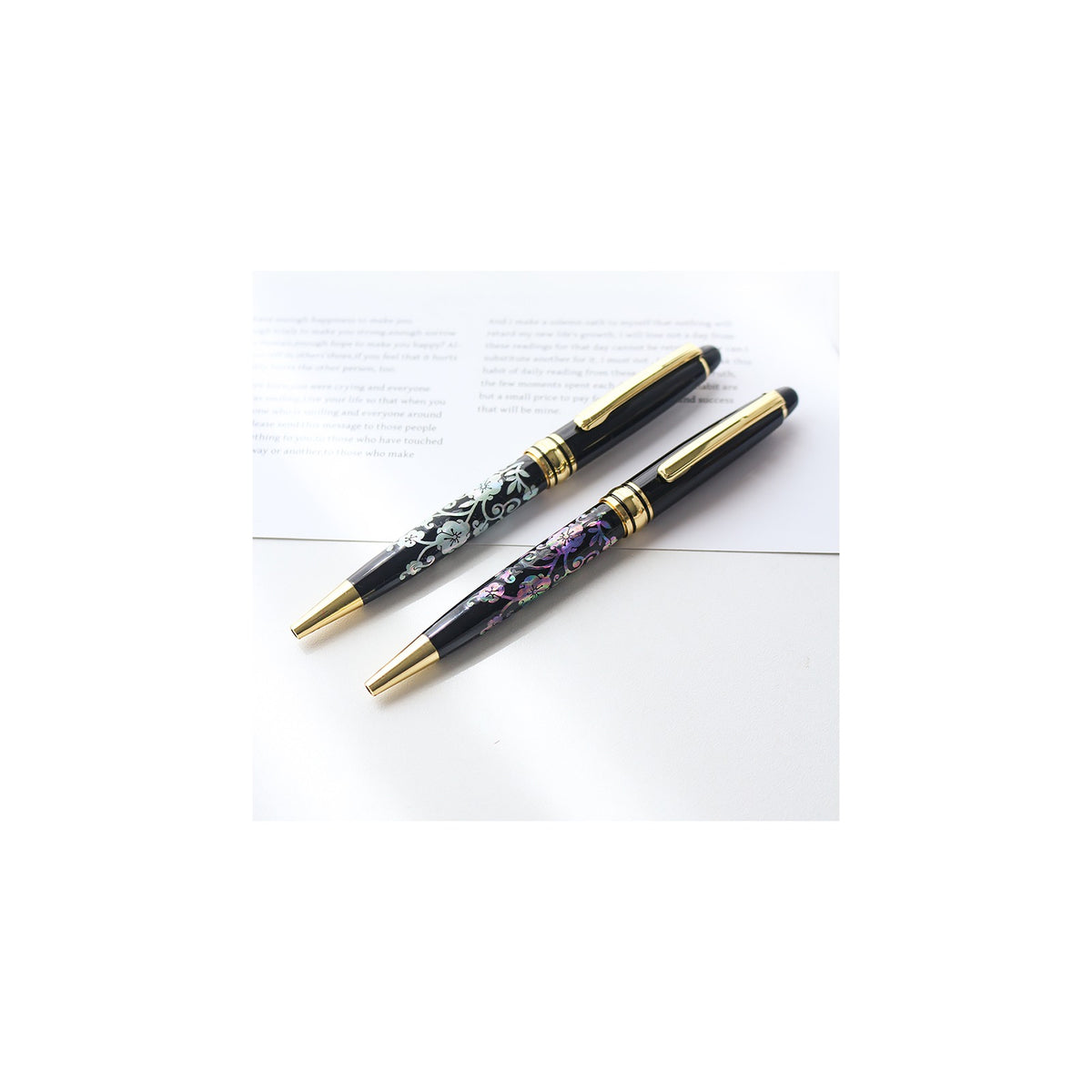 Premium Mother of Pearl Pen Plum Blossom – detail view 7 [KS-CUT:P0000JFA:e6b3c8c7cda7]