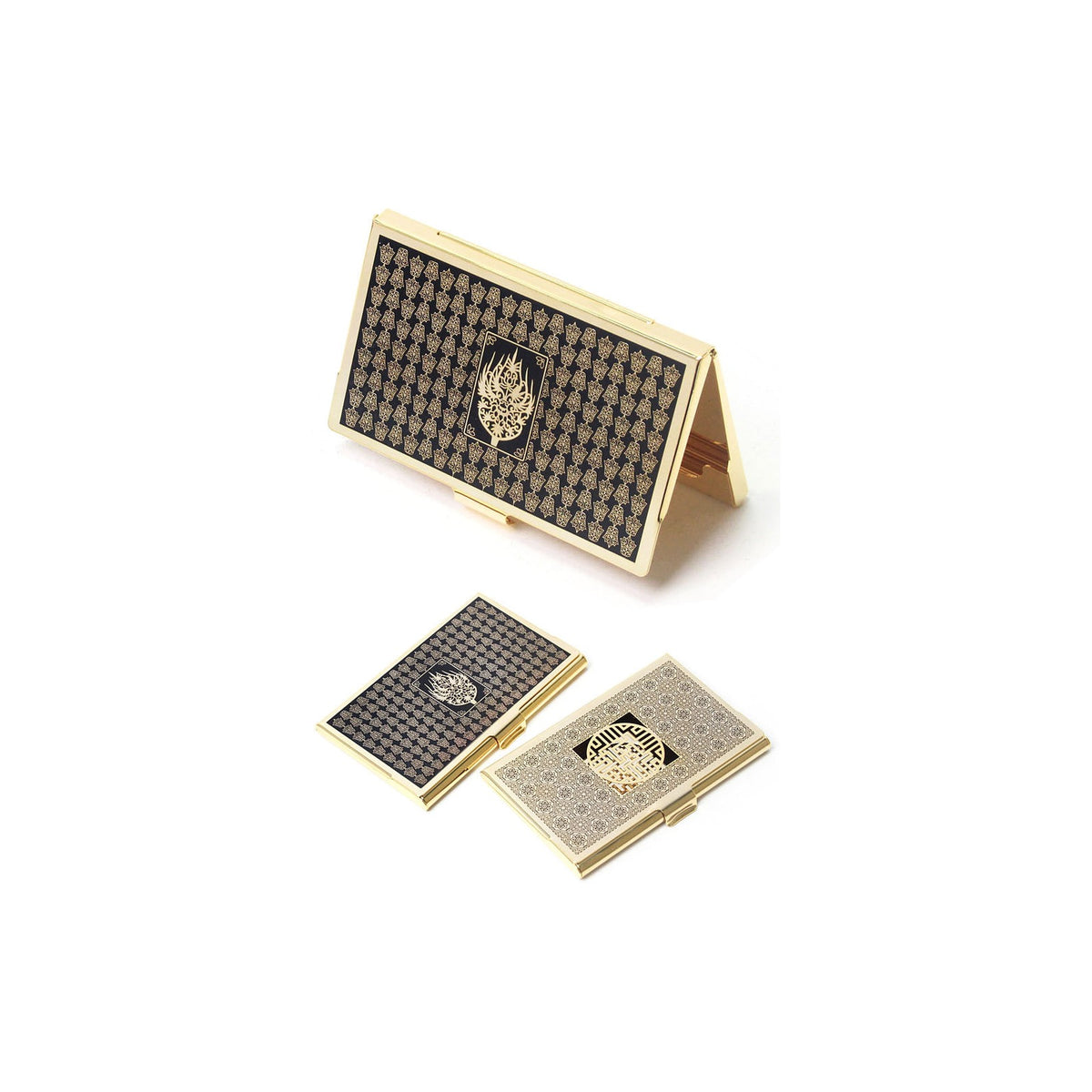 2-Piece Set: Premium Metal Letter Opener Gold Business Card Case – detail view 7 [KS-CUT:P0000PZJ:5527f58fd0fd]