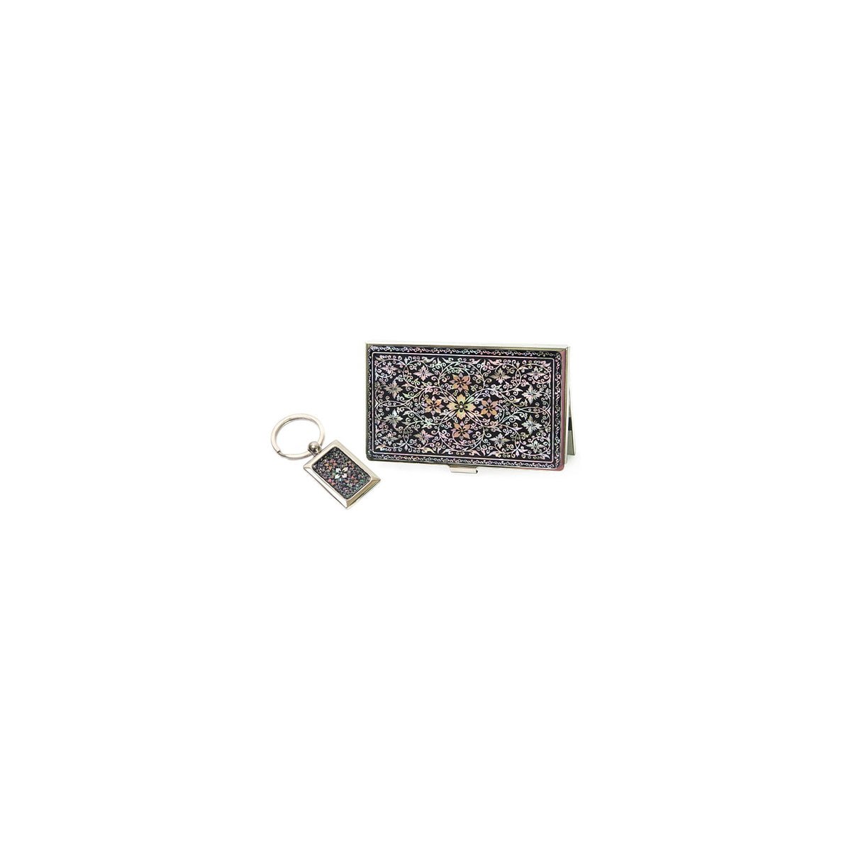 2-Piece Set: Business Card Case Keyring SNC Traditional Motif – detail view 7 [KS-CUT:P0000HLV:562f1536196c]