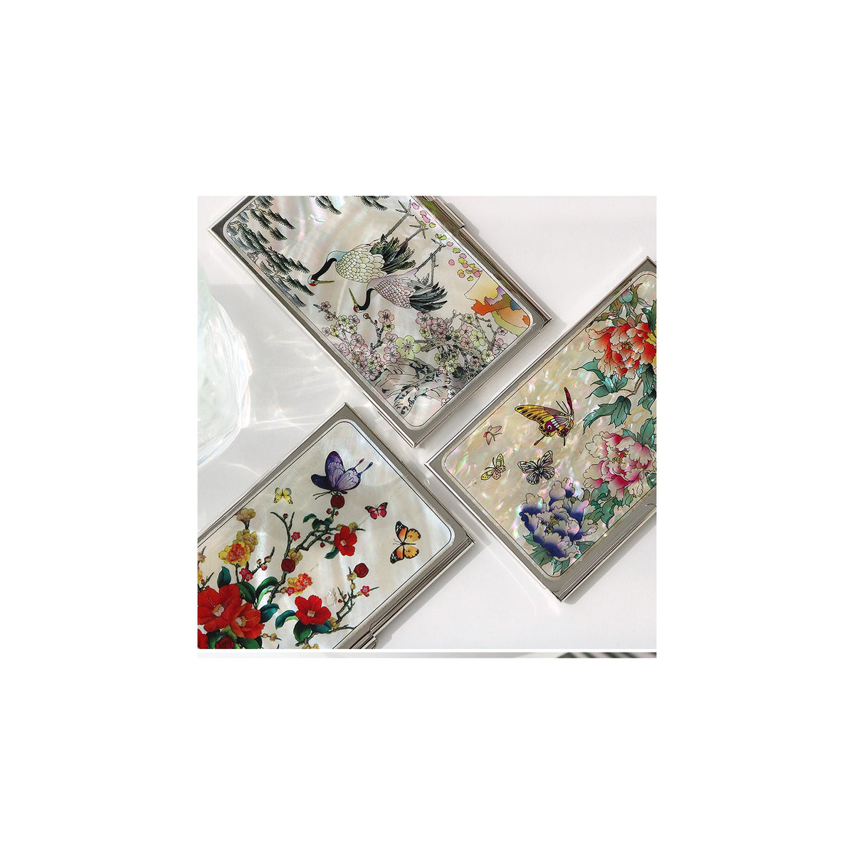 2-Piece Set: Business Card Case Golf Ball Marker K(Flower) – detail view 7 [KS-CUT:P0000PNH:cf5f6dd41505]