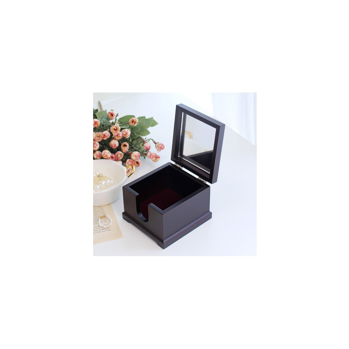 Najeon Mini Vanity Mirror Box (Pine & Crane) – detail view 7 [KS-CUT:P0000MPL:b498e28dad3a]