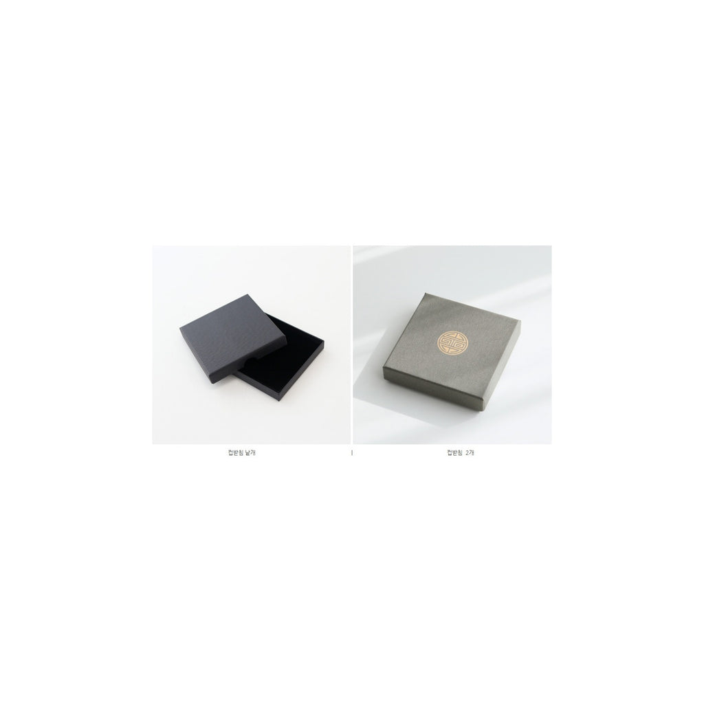 Najeonchilgi Mother of Pearl Coaster Mother of Pearl Coaster Traditional Coaster Traditional Red – detail view 7 [KS-CUT:P0000XDD:1bede56081c4]