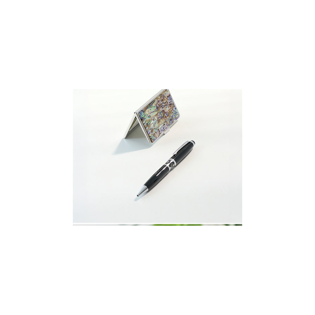 2-Piece Set: Premium Najeon Marbled Pattern Business Card Case Pen M – detail view 8 [KS-CUT:P0000RMU:5ea5a511eb03]