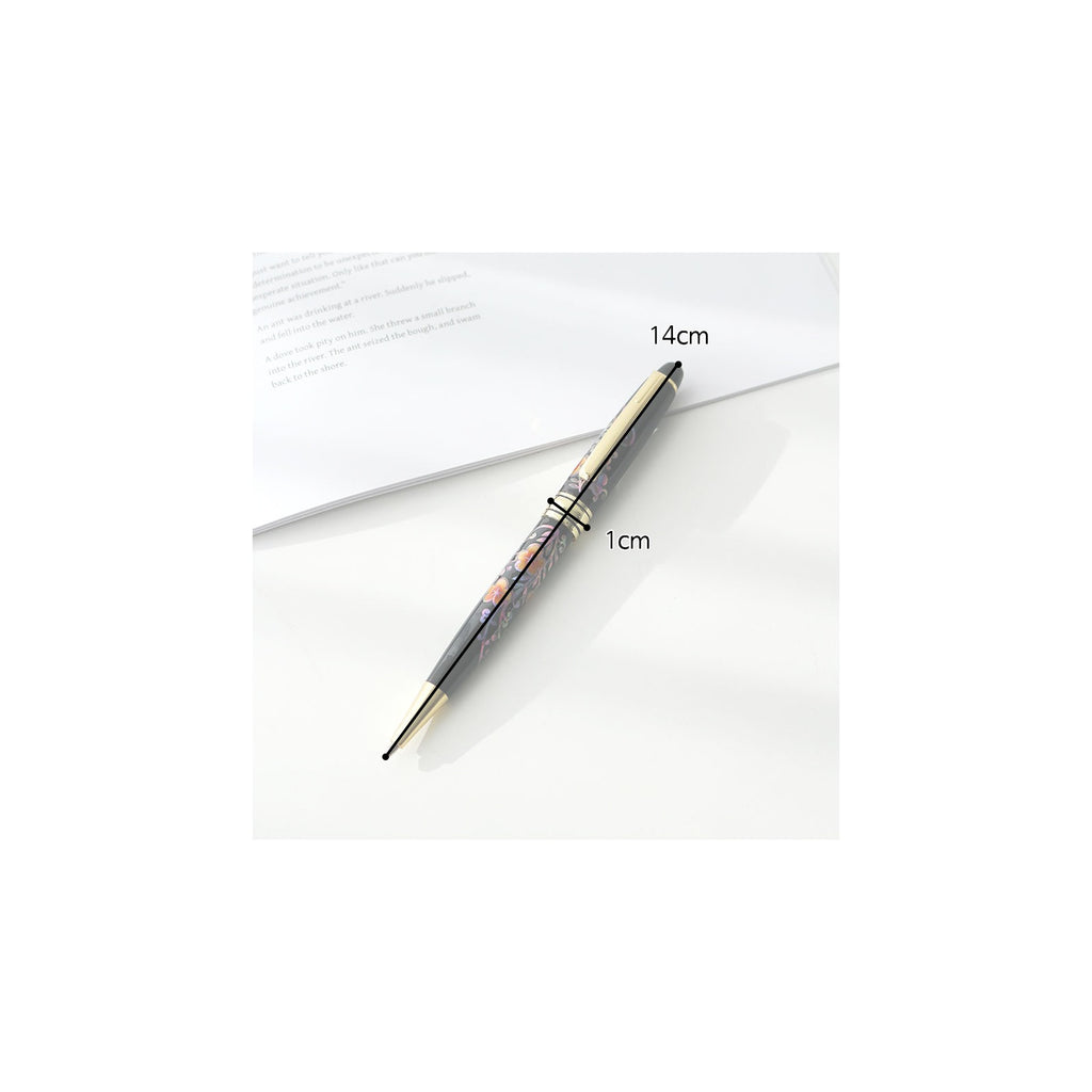 Premium Painted Flower Mother of Pearl Pen (Full) – detail view 8 [KS-CUT:P0000QLO:5fccfdc341cb]