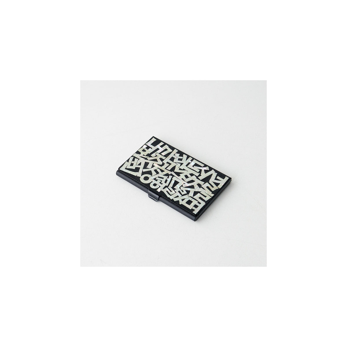 Premium Najeon Black Business Card Case – detail view 8 [KS-CUT:P0000HCO:24e1523c4343]