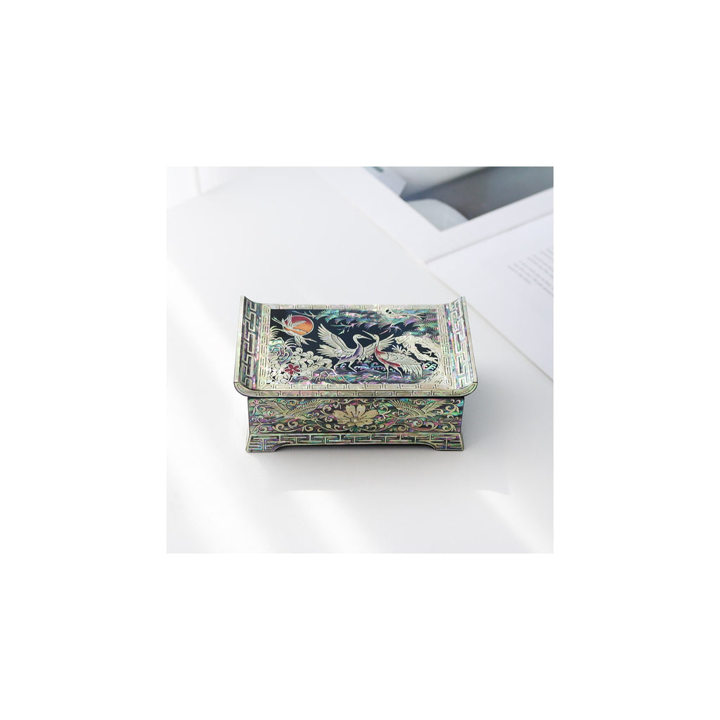Premium Najeon Pine & Crane Seonbi Scholar Box – detail view 8 [KS-CUT:P0000DNR:e875fe183f57]