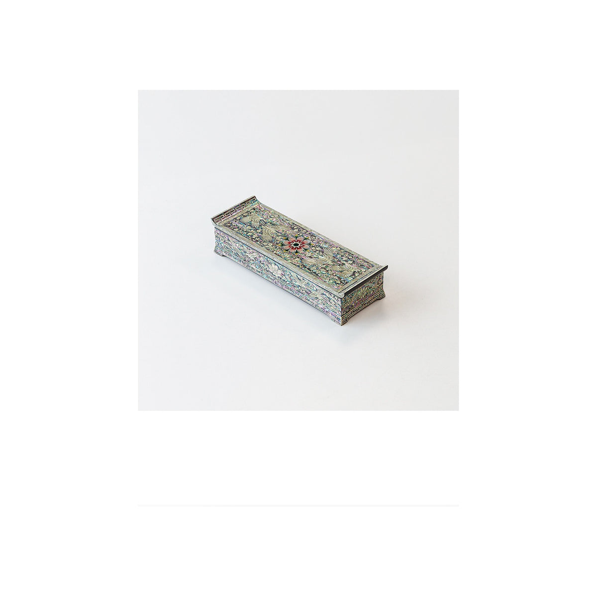 Premium Najeon Flower Arabesque Seonbi Scholar Scholar's Pen Case – detail view 8 [KS-CUT:P0000DNT:f5bcad501a71]