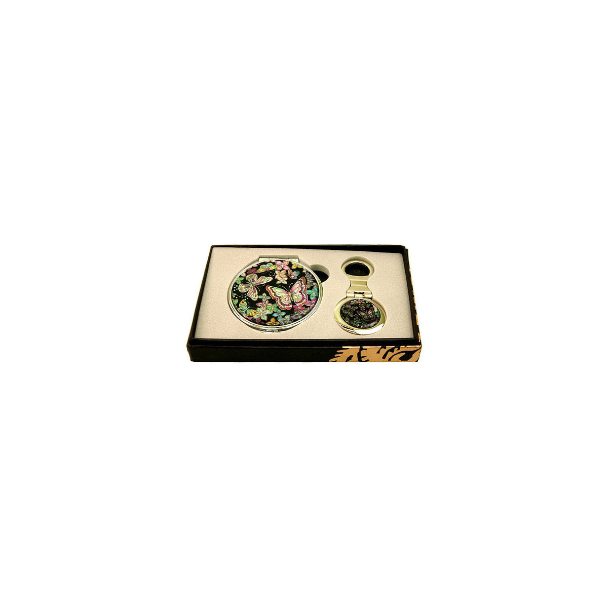2-Piece Set: Mother of Pearl Hand Mirror M Keyring (5 Deluxe) – detail view 8 [KS-CUT:P0000JIQ:1ae30cacc593]