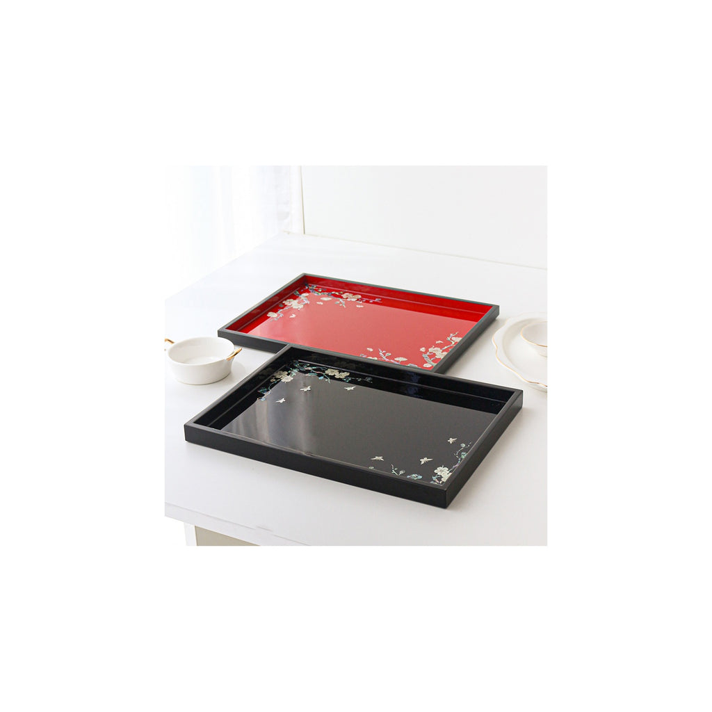 Najeonchilgi Plum Blossom Mother of Pearl Tray – detail view 8 [KS-CUT:P0000SVN:adbf39ef7dd4]