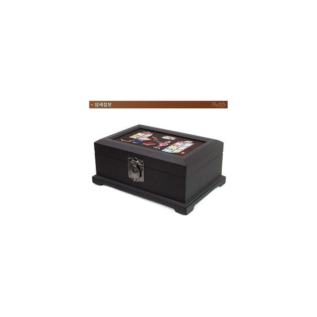 Masterpiece Hand Embroidered Jewelry Box Small Yedan Wedding Gift Box – detail view 9 [KS-CUT:P0000EAU:7266e0c512e7]