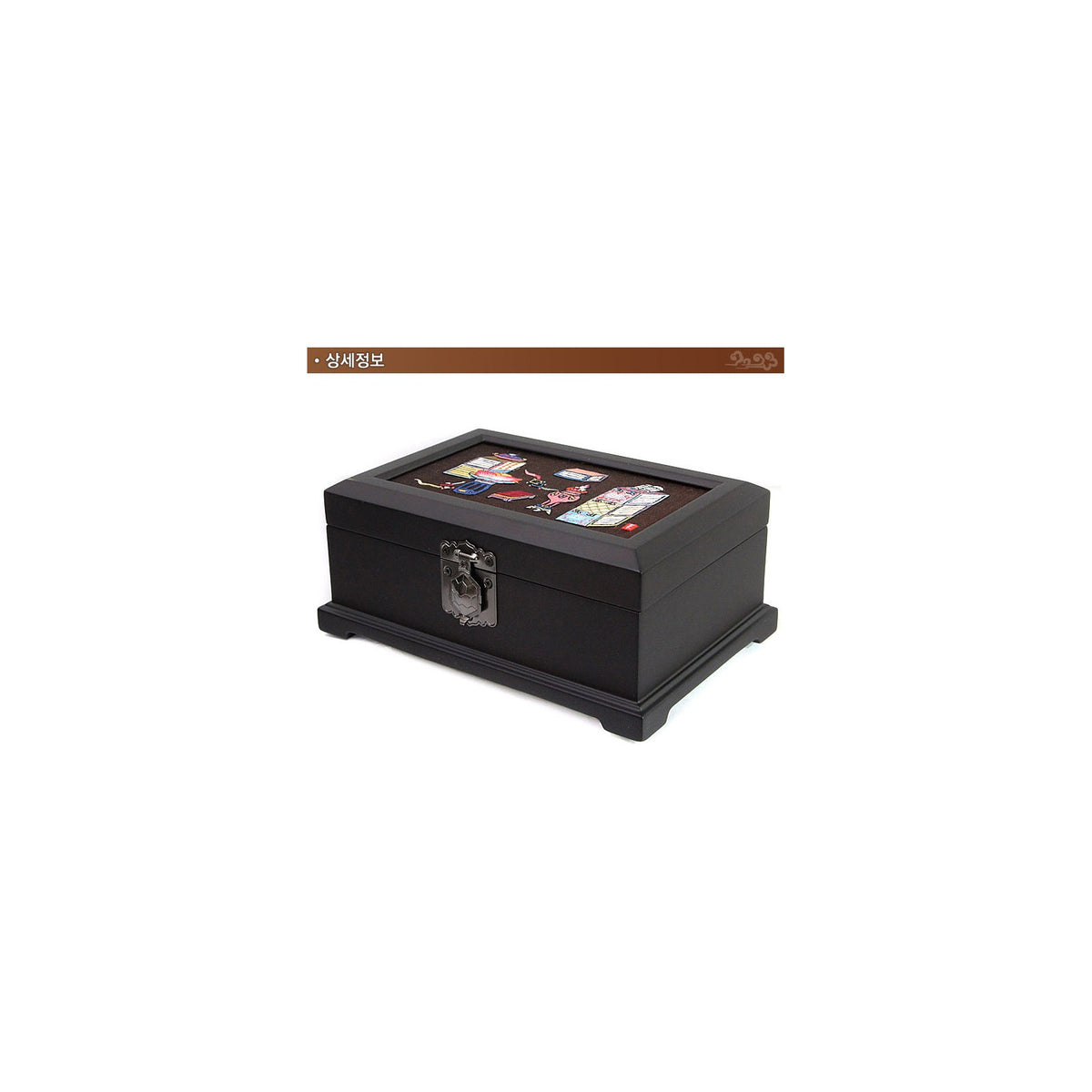 Masterpiece Hand Embroidered Jewelry Box Small Yedan Wedding Gift Box – detail view 9 [KS-CUT:P0000EAU:7266e0c512e7]