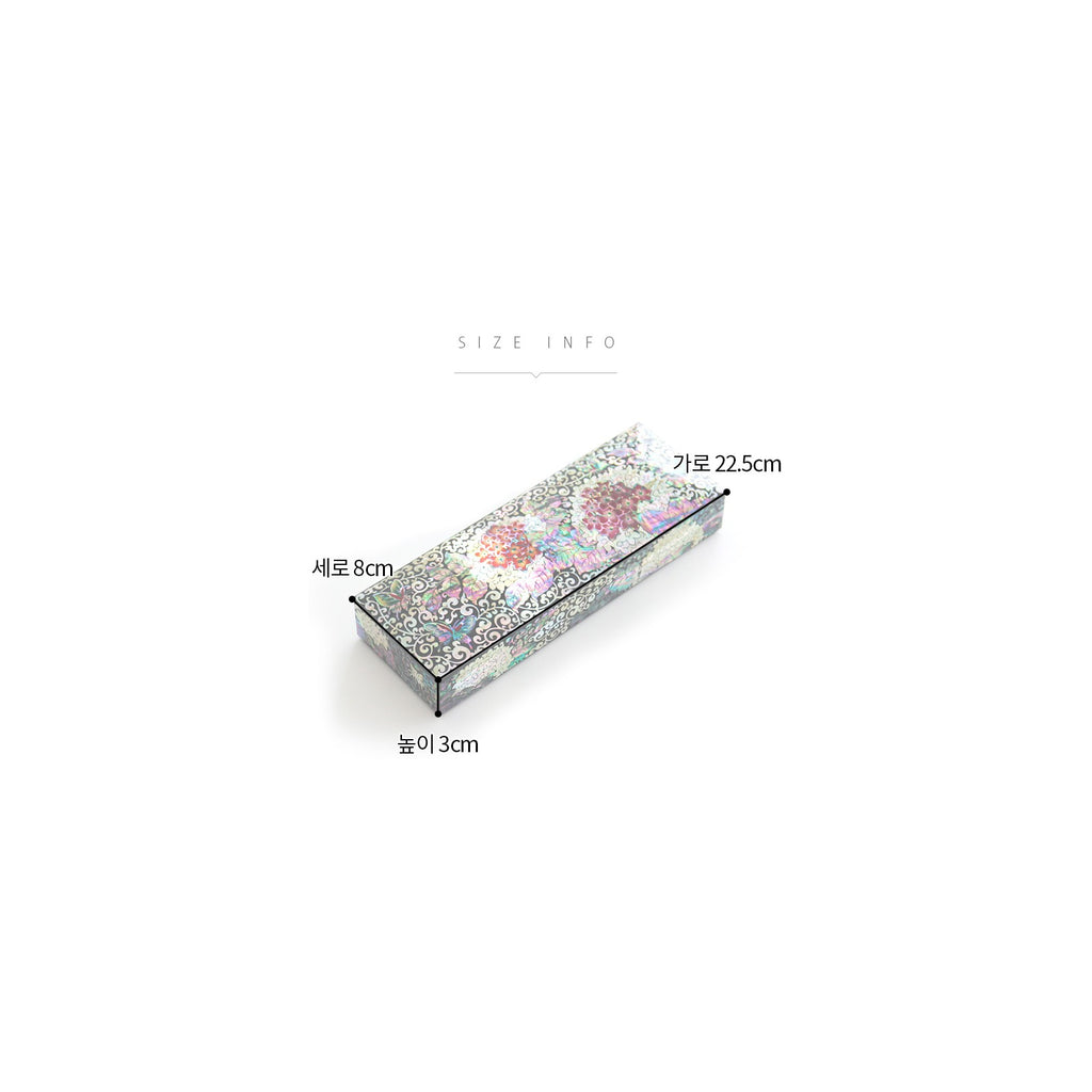 Premium Najeon Hydrangea Pen Case (Master Artisan Jang Tae-bok) – detail view 9 [KS-CUT:P0000MHQ:b8c9a79a53a9]