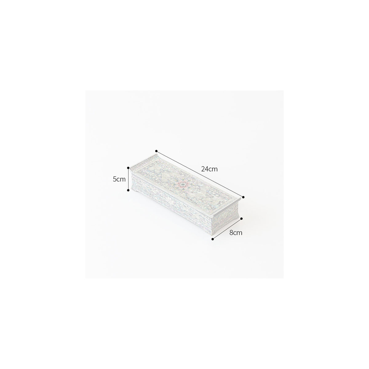 Premium Najeon Flower Arabesque Seonbi Scholar Scholar's Pen Case – detail view 9 [KS-CUT:P0000DNT:2a0736e9ace1]