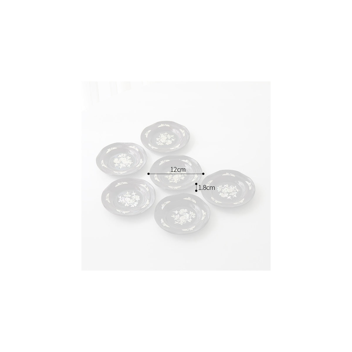 6-Piece Set: Najeonchilgi Arabesque Four Gentlemen Tea Coaster Set (Chrysanthemum) Mother of Pearl Coaster Traditional Coaster (Master Artisan Lee Won-geun) – detail view 10 [KS-CUT:P0000ICE:cb6586612b32]