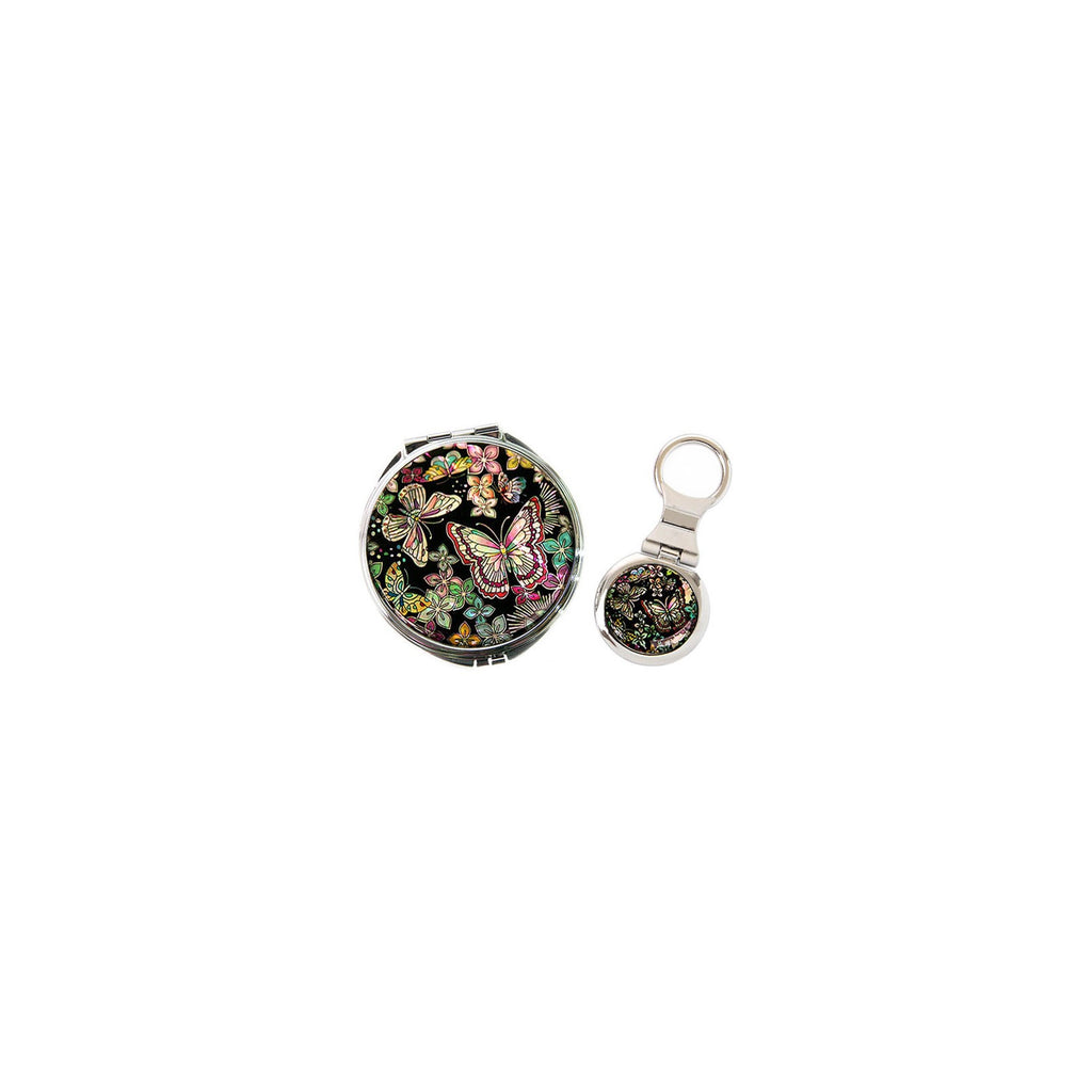 2-Piece Set: Mother of Pearl Hand Mirror M Keyring (5 Deluxe) – detail view 10 [KS-CUT:P0000JIQ:e9a0ab8f163e]