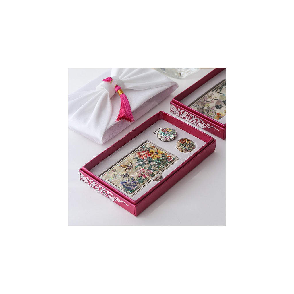 2-Piece Set: Business Card Case Golf Ball Marker K(Flower) – detail view 10 [KS-CUT:P0000PNH:b1b8e344df10]